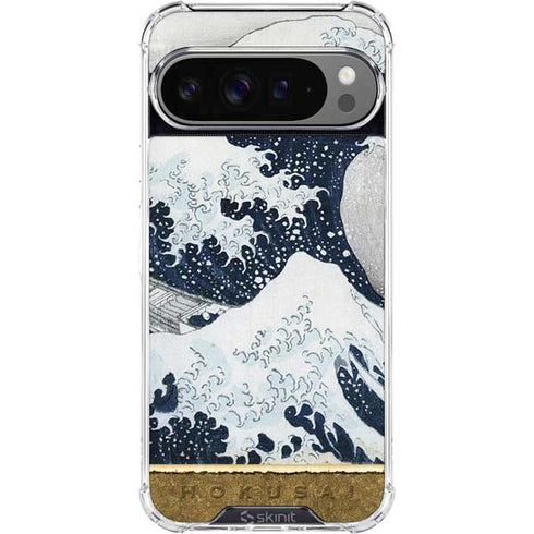 The Great Wave off Kanagawa by Hokusai Google Pixel 10 Pro XL Clear Case